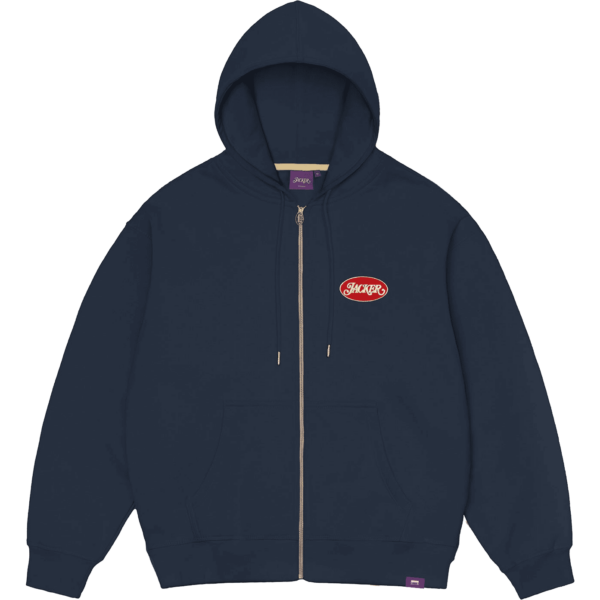 jacker sweatshirt hooded zip pestorosso (navy)