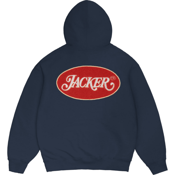jacker sweatshirt hooded zip pestorosso (navy)