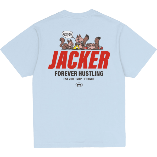 jacker tee shirt squirrel gang (blue)