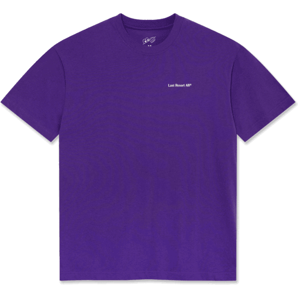 last resort ab tee shirt atlas monogram (heliotrope/white)