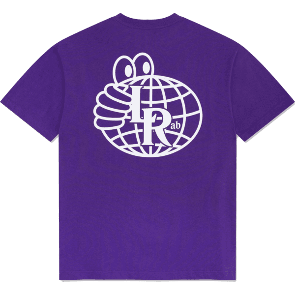 last resort ab tee shirt atlas monogram (heliotrope/white)