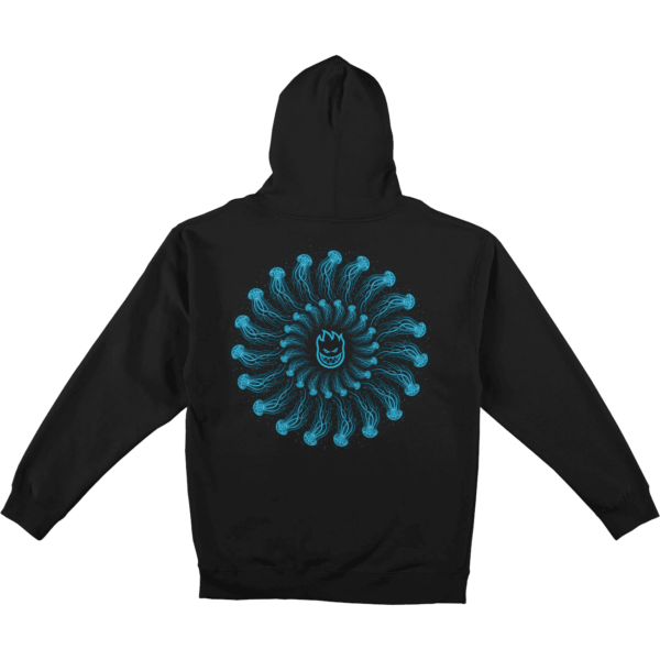 spitfire sweatshirt atlantic drift hood jelly classic (black)