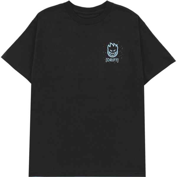 spitfire tee shirt atlantic drift jelly classic (black)