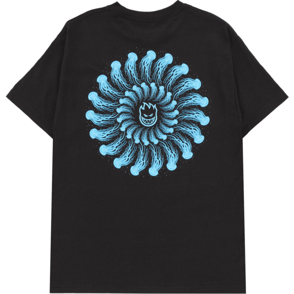 spitfire tee shirt atlantic drift jelly classic (black)