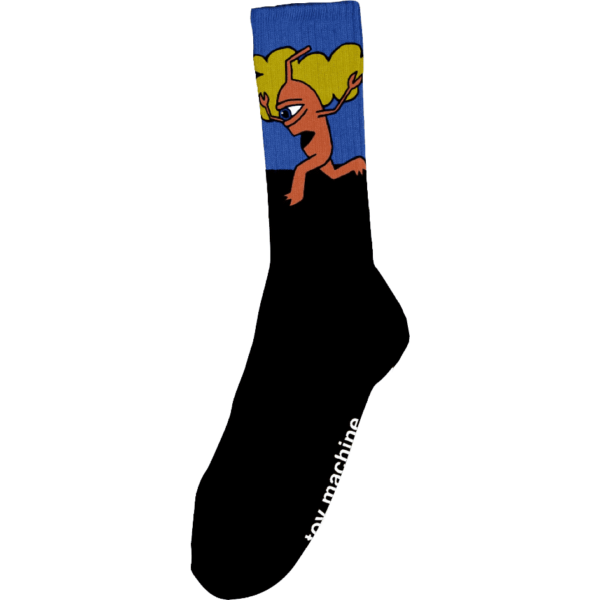 toy machine socks early sect (black)