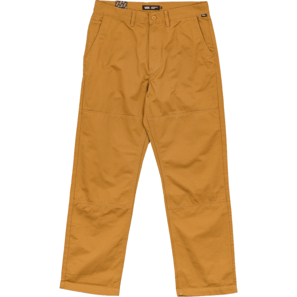 vans pants chino authentic loose double knee (bone brown)