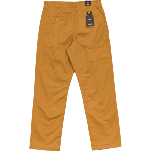 vans pants chino authentic loose double knee (bone brown)