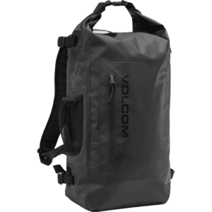 volcom bag backpack drystone wet/dry roll top (black) 26L