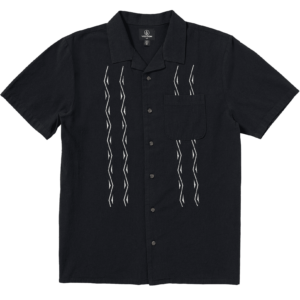 volcom shirt short sleeves bayamostone (black)