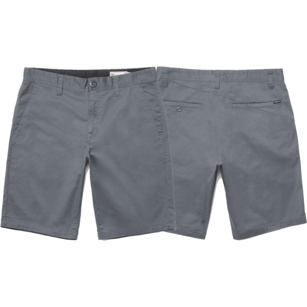 volcom short chino frickin modern stretch 21 (dark slate)