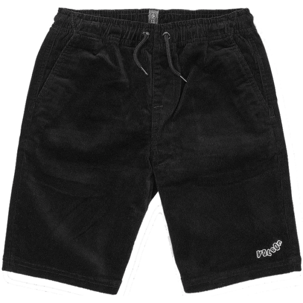 volcom short kids cord outer spaced ew (black combo)