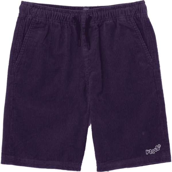 volcom short kids cord outer spaced ew (deep purple)