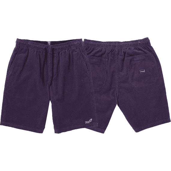 volcom short kids cord outer spaced ew (deep purple)