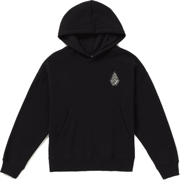 volcom sweatshirt kids hood fa tetsunori (black)