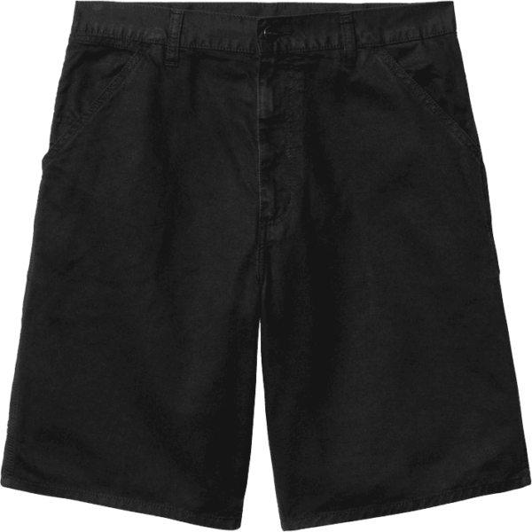 Carhartt WIP short single knee (black garment dyed)