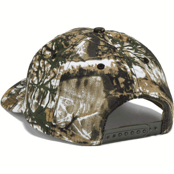 baker cap snapback dark wood (camo)