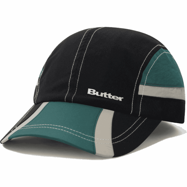 butter goods cap 4 panel swift (black)