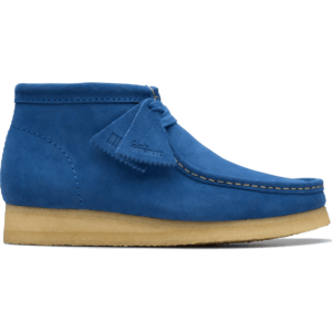 clarks shoes wallabee boot (blue/suede) clarks shoes wallabee boot (blue/suede)