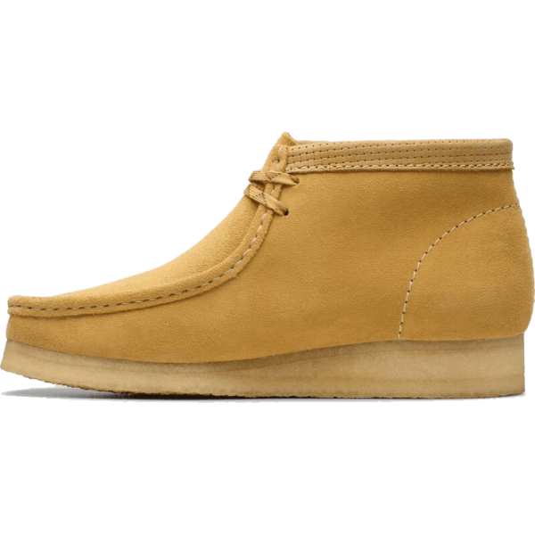 clarks shoes wallabee boot (golden tan/suede)