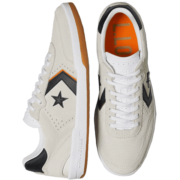 converse shoes louie lopez pro 2 ox (egret/white/orange)