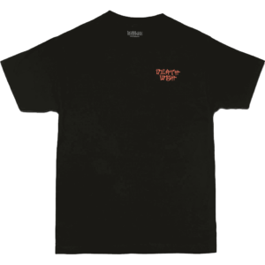 deathwish tee shirt skull (black)