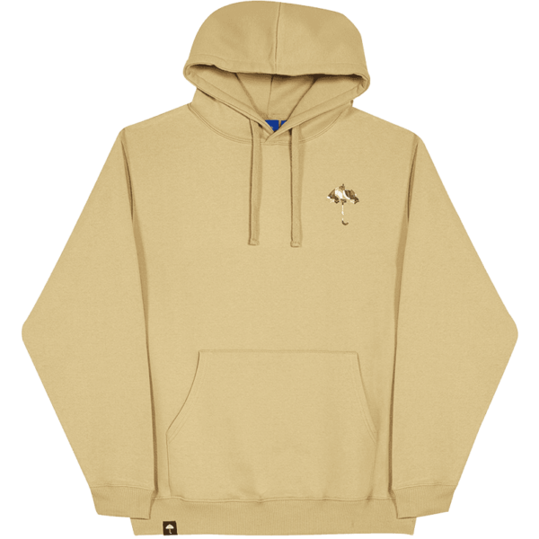hélas sweatshirt hood mosa (light khaki)