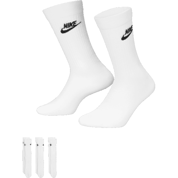 nike sb socks pack everyday nsw essential (white/black)