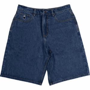 nnsns short denim jort biggerfoot (dark denim)