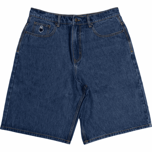 nnsns short denim biggerfoot (dark denim)