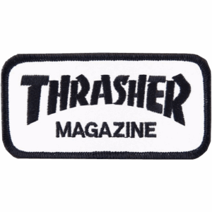 thrasher patch logo (black/white)