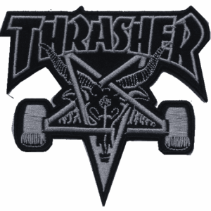 thrasher patch skategoat (black/grey)