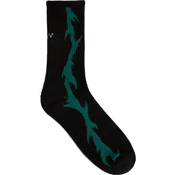 vans socks skate thorn (rain forest)