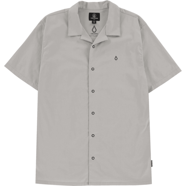 volcom shirt short sleeves skate vitals axel (tower grey)