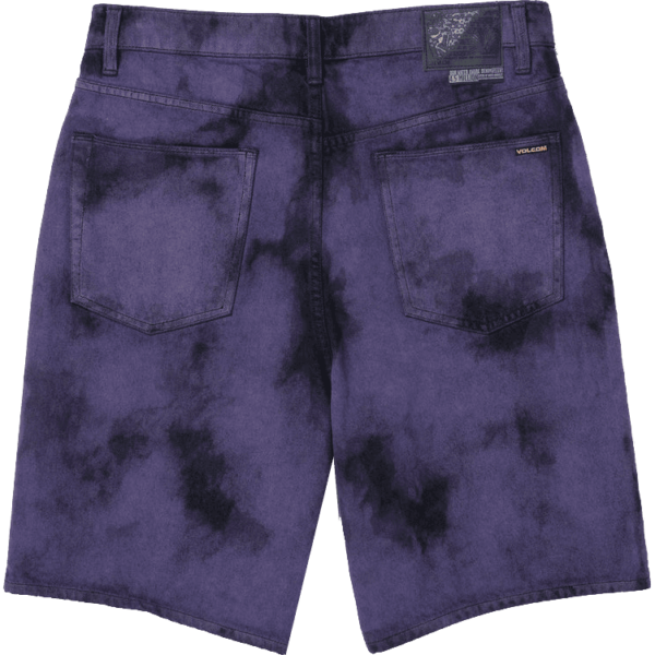 volcom short billow (deep purple)