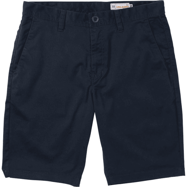 volcom short chino frickin modern stretch (dark navy)
