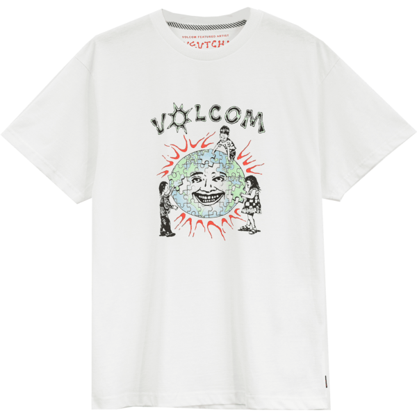 volcom tee shirt fa keutchi 2 (white)