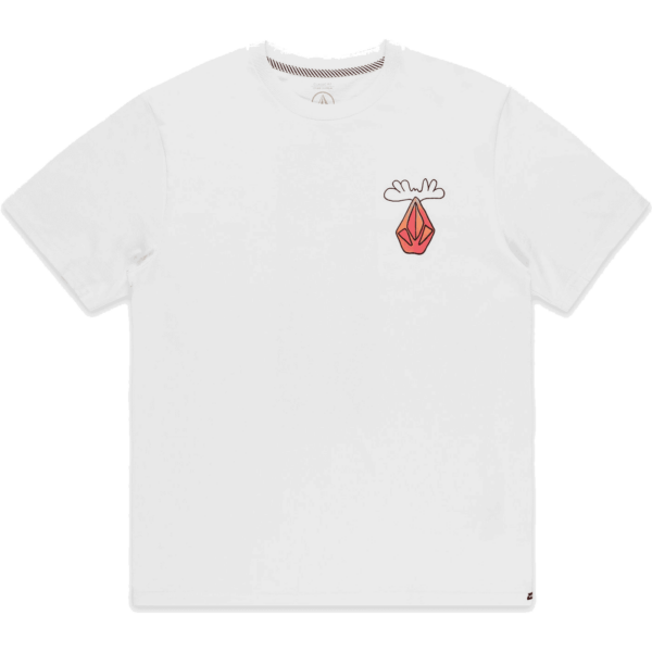 volcom tee shirt olivmoose (white)