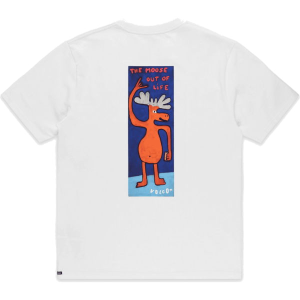 volcom tee shirt olivmoose (white)