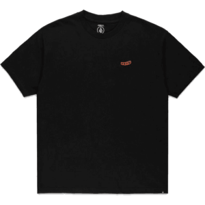 volcom tee shirt lse pistol stone (black)