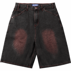 butter goods short denim encounter (tinted wash black)