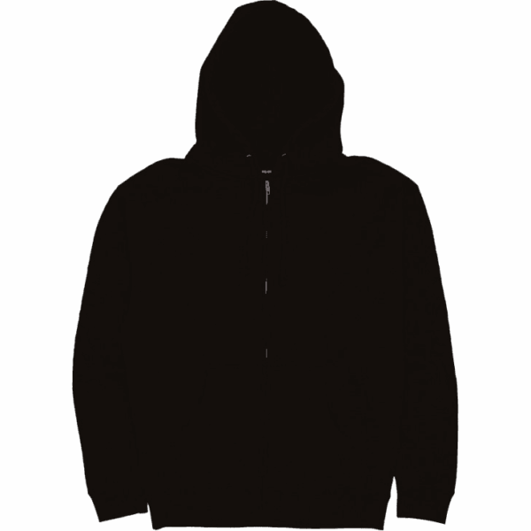 fucking awesome sweatshirt hooded zip stamp (black)