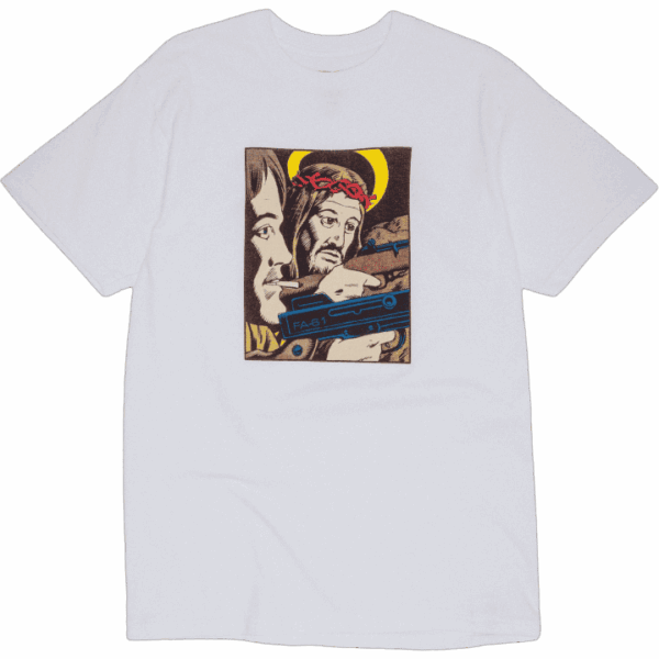 fucking awesome tee shirt holy war (white)