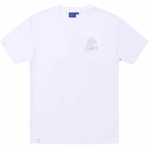 hélas tee shirt flamingo (white)