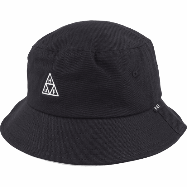 huf hat bucket bob set triple triangle (black)