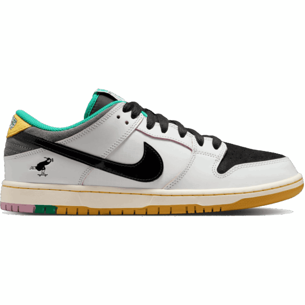 nike sb shoes dunk low pro qs csef white and black