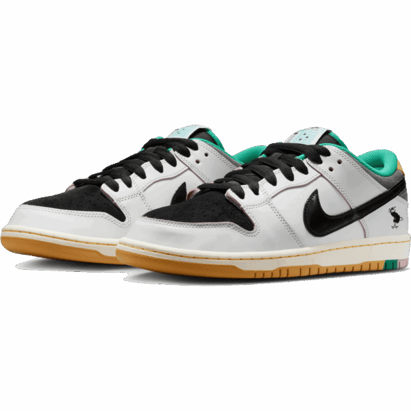 nike sb shoes dunk low pro qs csef white and black
