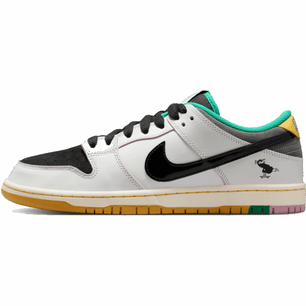 nike sb shoes dunk low pro qs csef white and black