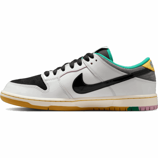 nike sb shoes dunk low pro qs csef white and black