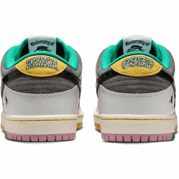 nike sb shoes dunk low pro qs csef white and black