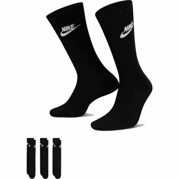 nike sb socks pack everyday nsw essential (black/white)